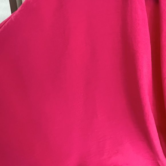 ASOS Design Kimono Sleeve Hot Pink Blouse - Picture 7 of 7